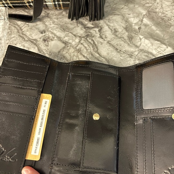 Patricia Nash Teresa wallet black/white plaid - Picture 7 of 9